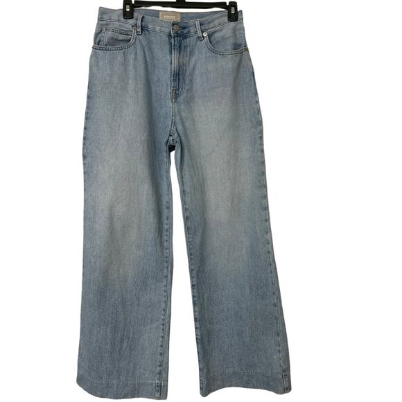 Everlane Denim - Everlane The Summer Wide Leg Jean Light Wash High Rise Women’s 28